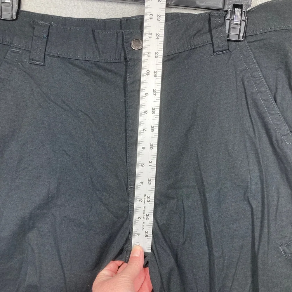 Genuine Dickies Tactical Pant Men 36x30 Black Ripstop Straight Workwear Gorpcore